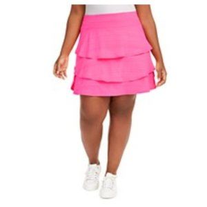 Ideology Plus Size Women's Skort in Hot Pink